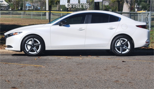 2024 Mazda 3 - 17x7.5 45mm - RTX R-Spec Illusion - Stock Suspension - 215/55R17