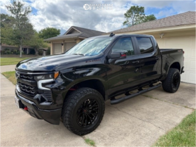 2025 Chevrolet Silverado 1500 - 20x10 -18mm - Ferrada Ftr9 - Suspension Lift 3.5" - 35" x 12.5"