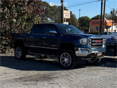 2018 GMC Sierra 1500 - 22x10 -25mm - ARKON OFF-ROAD Davinci - Suspension Lift 6" - 35" x 12.5"