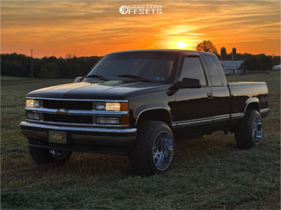1996 Chevrolet K1500 - 20x12 -51mm - Vision Rocker - Leveling Kit - 305/55R20