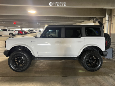 2024 Ford Bronco - 20x10 -18mm - Fuel Rebel 6 - Suspension Lift 4" - 35" x 12.5"