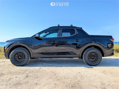 2022 Hyundai Santa Cruz - 17x8 40mm - Vision Savage - Leveling Kit - 265/65R17