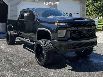 2021 Chevrolet Silverado 2500 HD - 24x14 -76mm - TIS 547b - Suspension Lift 7" - 35" x 15.5"