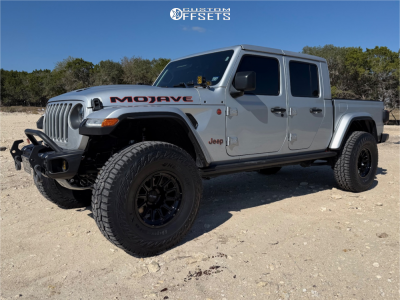 2022 Jeep Gladiator Mojave - 17x9 -38mm - Method Mr323 - Suspension Lift 2.5" - 37x12.5