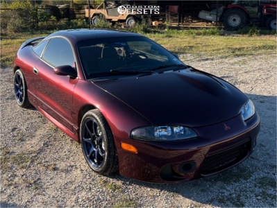 1997 Mitsubishi Eclipse GS - 17x8 30mm - Motegi Mr154 - Coilovers - 245/40R17