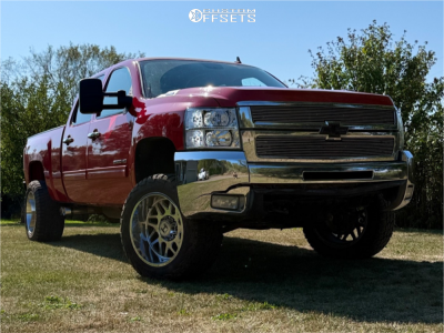 2010 Chevrolet Silverado 2500 HD LT - 20x12 -44mm - Hostile Sprocket - Leveling Kit - 33x12.5
