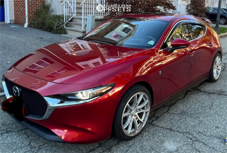 2023 Mazda 3 - 18x8.5 35mm - Anovia An-10 - Lowering Springs - 235/40R18