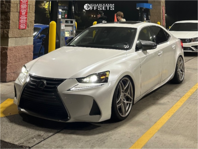 2017 Lexus IS200t Base - 19x8.5 35mm - Kansei Astro - Coilovers - 225/35R19