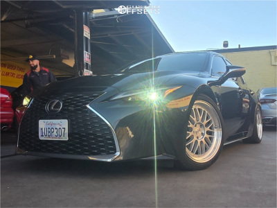 2021 Lexus IS300 with 19x8.5 35 Circuit Performance Cp30 and 235/40R19 ...
