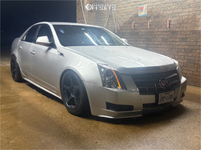 2010 Cadillac CTS Performance - 18x9.5 35mm - Motegi Mr159 - Coilovers - 255/45R18