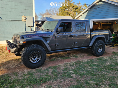 2024 Jeep Gladiator Rubicon - 17x9 -12mm - Dirty Life Enigma Pro - Stock Suspension - 35x12.5