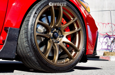 2025 Acura Integra with 19x9.5 35 Vors Tr4 and 265/35R19 Michelin Pilot ...
