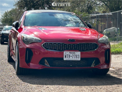 2019 Kia Stinger GT - 19x9 35mm / 19x10 42mm - Forgestar Cf5 - Stock Suspension - 255/35R19 / 305/30R19