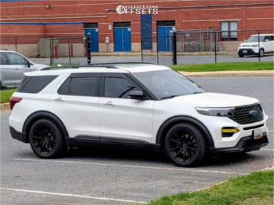 2020 Ford Explorer - 20x9.5 37mm - Carroll Shelby Cs10 - Lowering Springs - 295/45R20