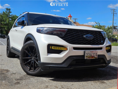 2020 Ford Explorer - 20x9.5 37mm - Carroll Shelby Cs10 - Lowering Springs - 295/45R20