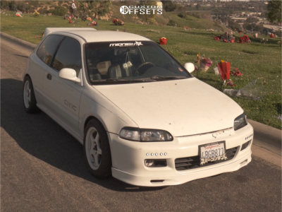 1992 Honda Civic CX - 15x6.5 35mm - AVID1 Av8 - Lowering Springs - 205/50R15