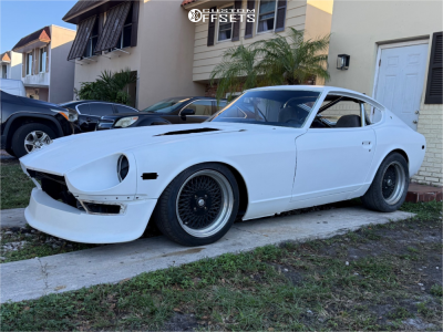 1978 Nissan 280Z Base - 16x8 0mm - Enkei 92 - Coilovers - 215/45R16