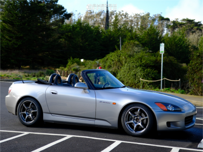 2001 Honda S2000 Base - 17x8 54mm / 17x9 63mm - Advan Racing Rg-4 - Coilovers - 225/45R17 / 255/40R17