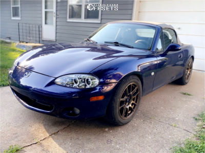 2003 Mazda Miata LS - 16x8 38mm - Konig Heliogram - Coilovers - 205/55R16
