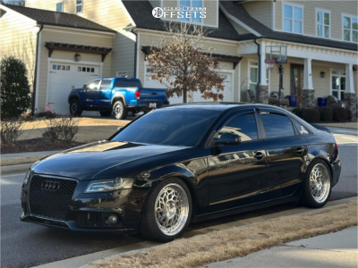 2010 Audi A4 Quattro Base - 18x8.5 40mm - F1R R32 - Coilovers - 245/40R18