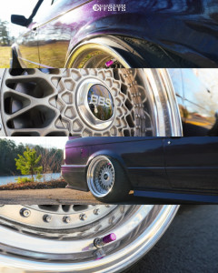 1987 BMW 325e with 16x9.5 0 BBS Rs and 195/45R16 Cosmo Muchomacho and ...