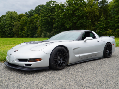 1999 Chevrolet Corvette Base - 18x11 55mm - Forgestar F14 - Coilovers - 295/30R18