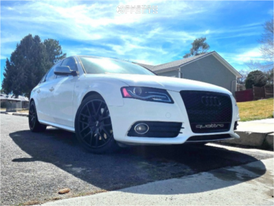 2012 Audi S4 Base - 19x8.5 40mm - Touren Tr60 - Stock Suspension - 255/35R19