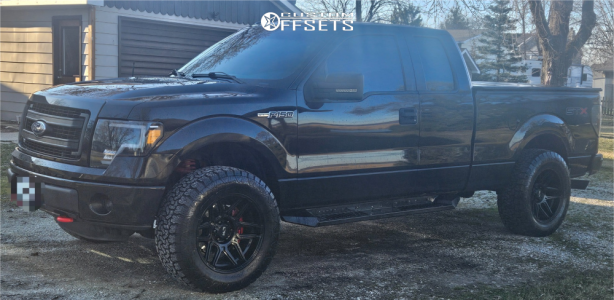 2013 Ford F-150 STX - 20x10 -19mm - Ion Bilt Style 146 - Leveling Kit - 35x12.5