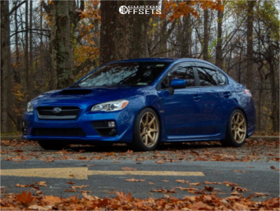 2016 Subaru WRX Base - 18x9 38mm - MB Wheels Battles - Coilovers - 245/40R18