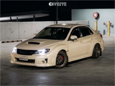 2012 Subaru Impreza WRX - 18x8.5 38mm - Konig Hypergram - Coilovers - 235/40R18