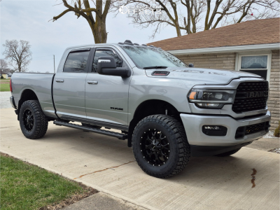 2024 Ram 2500 Big Horn - 20x9 18mm - Mayhem Warrior - Leveling Kit - 37x12.5