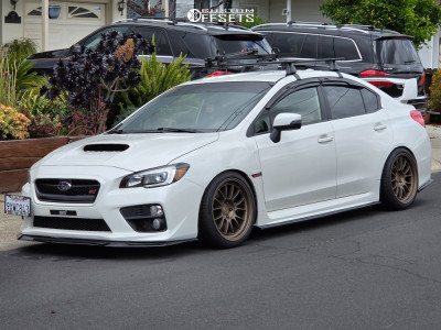 2015 Subaru WRX STI Base - 18x9.5 22mm - Kansei Corsa - Coilovers - 255/35R18