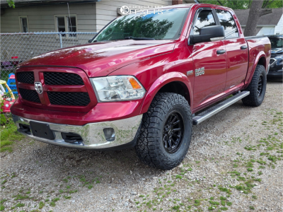 2015 Ram 1500 Outdoorsman - 18x9 -12mm - Mayhem Intrepid - Leveling Kit - 35x12.5