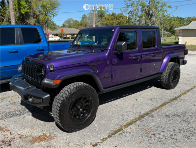 2026 Jeep Gladiator - 17x9 -12mm - Fuel Vector - Stock Suspension - 285/70R17