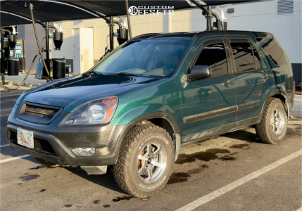 2003 Honda CR-V EX - 15x7 20mm - MST Time Attack - Stock Suspension - 215/75R15