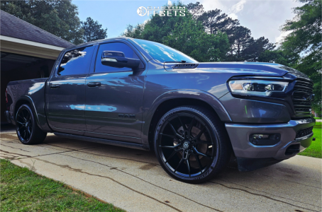 2019 Ram 1500 Limited - 24x10 25mm - Select 102 - Lowered 2F / 4R - 305/35R24