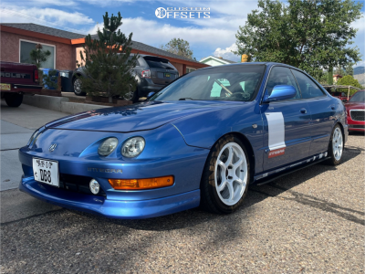 2000 Acura Integra GS-R - 16x7 35mm - Advan Racing Rgii - Coilovers - 205/45R16