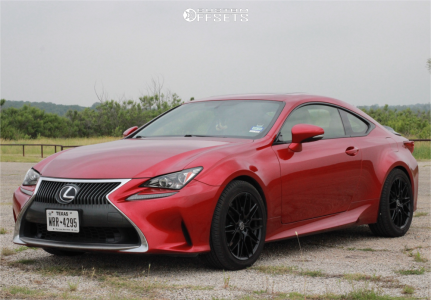 2016 Lexus RC200t Base - 18x8 45mm - Platinum Retribution - Stock Suspension - 235/45R18