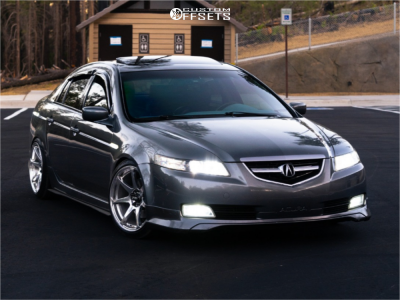 2006 Acura TL Base - 18x9.5 30mm - Motegi Mr154 - Coilovers - 235/40R18
