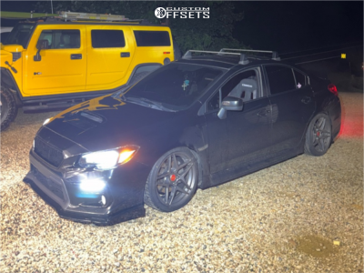 2018 Subaru WRX Base - 18x9.5 35mm - Kansei Astro - Coilovers - 255/35R18
