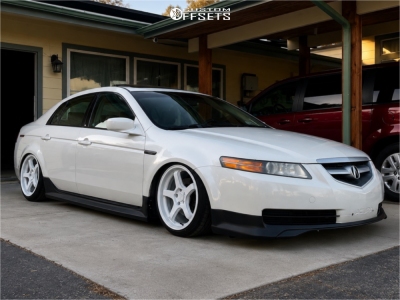 2006 Acura TL Base - 18x8.5 35mm - Katana Hr05 - Coilovers - 215/40R18