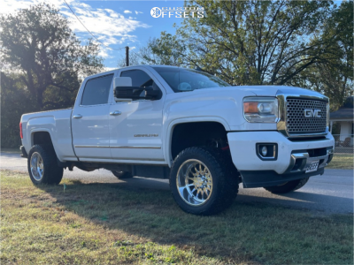 2015 GMC Sierra 2500 HD Denali - 20x12 -51mm - ARKON FORGED Torx - Leveling Kit - 33x14.5