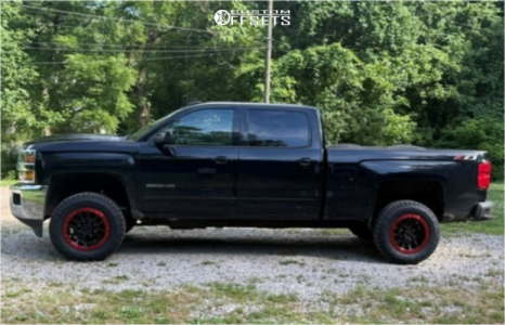 2019 Chevrolet Silverado 2500 HD LT - 18x9 12mm - Method Mr709 Hd - Leveling Kit - 33x11.5