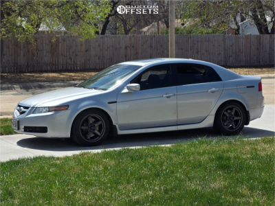 2005 Acura TL Base - 17x9 40mm - Konig Neoform - Coilovers - 245/45R17