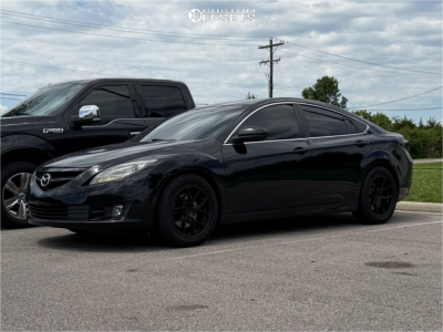 2010 Mazda 6 i - 17x7.5 38mm - Rock Forged Ff10 - Lowering Springs - 215/55R17