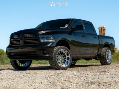 2017 Ram 1500 Express - 22x12 -51mm - ARKON FORGED Splicer - Leveling Kit - 33x12.5