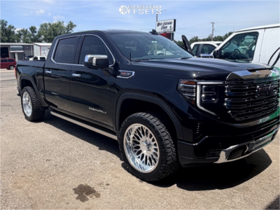 2024 GMC Sierra 1500 - 22x10 -25mm - ARKON FORGED Dallas - Leveling Kit - 33" x 12.5"