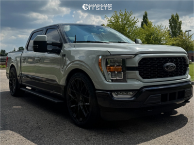 2023 Ford F-150 XLT - 24x10 30mm - Status Matrix - Lowered 3F / 5R - 285/40R24