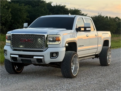 2016 GMC Sierra 2500 HD Denali - 24x12 -40mm - American Force Octane - Leveling Kit - 285/40R24