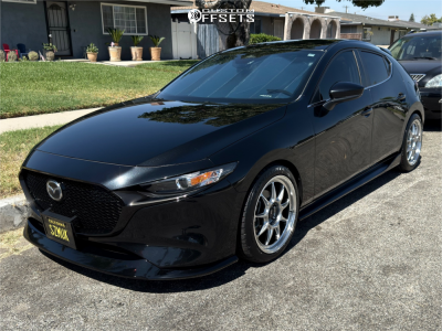 2024 Mazda 3 Select Sport - 18x8.5 35mm - Konig Countergram - Lowering Springs - 235/40R18